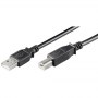 Goobay | USB cable | Male | 4 pin USB Type A | Male | Black | 4 pin USB Type B | 1.8 m - 2